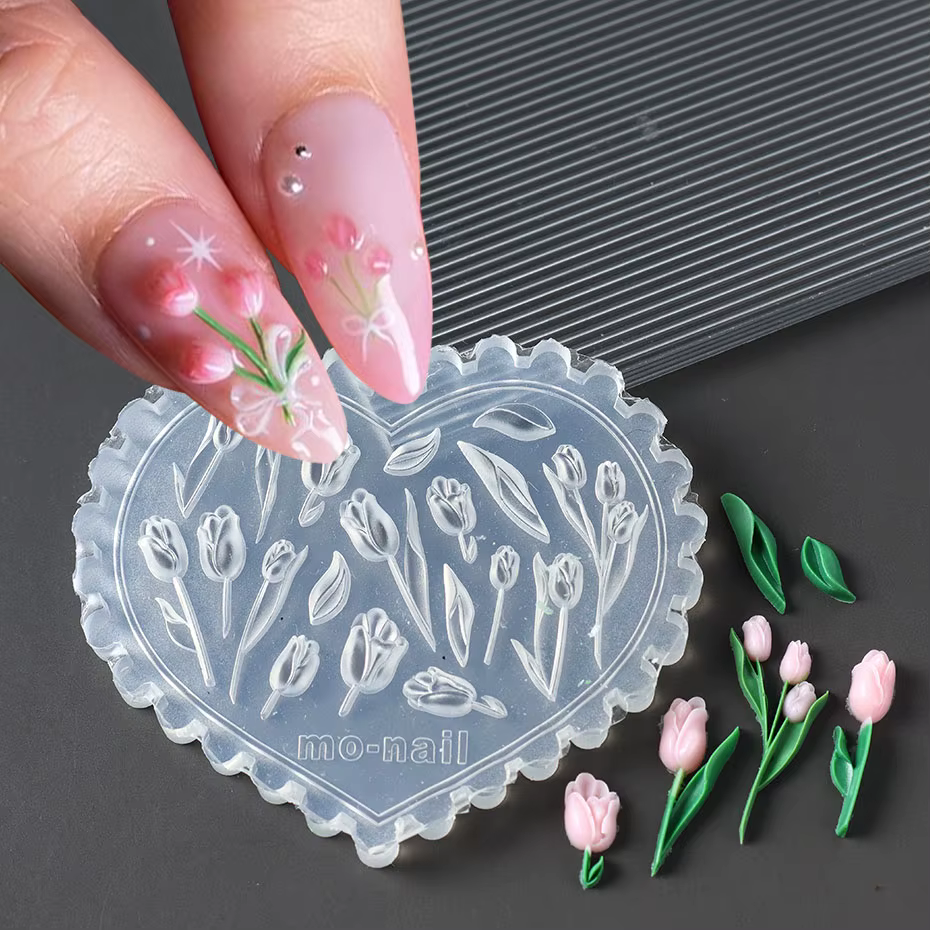 Moule à ongles en Silicone