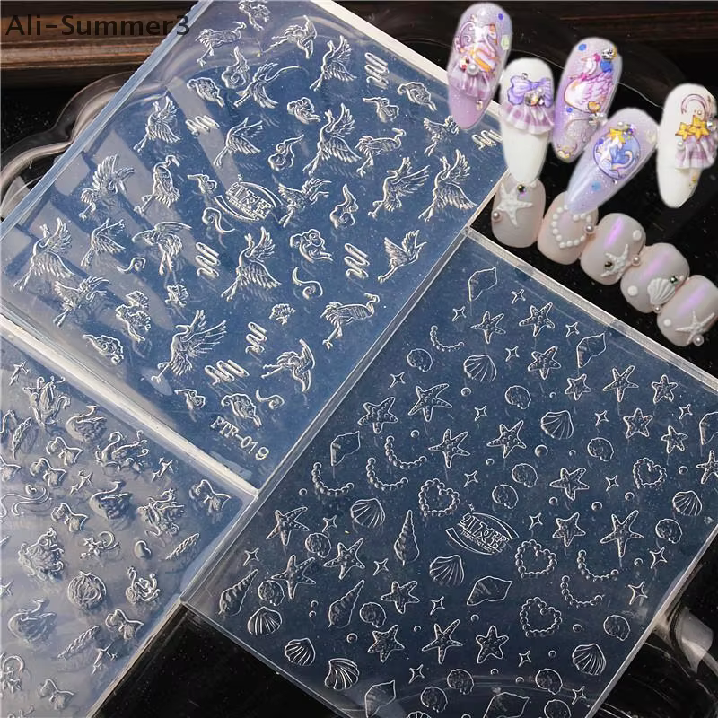 Moule à ongles en Silicone 3D