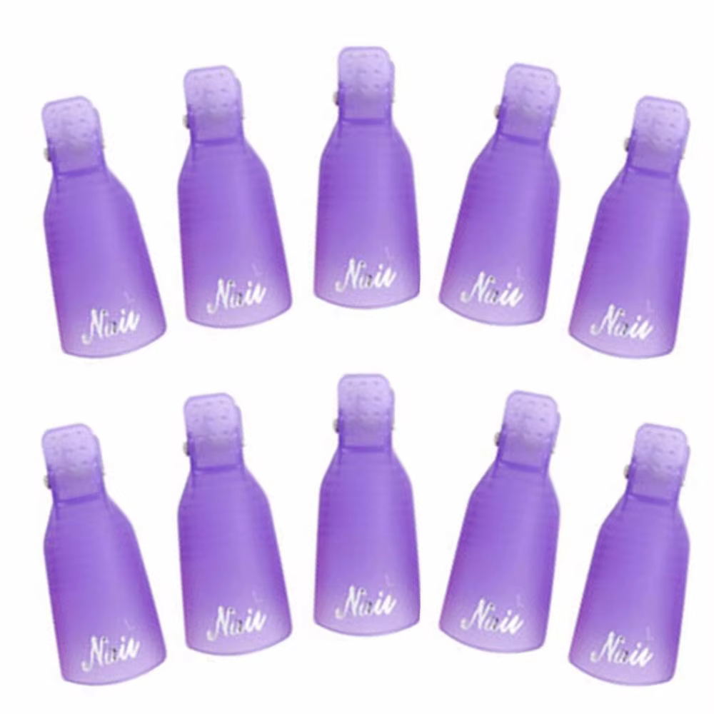 Clips de capuchon de tremper en plastique pour Nail Art