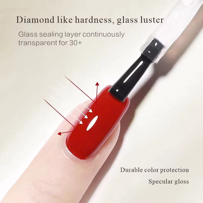 Vernis à ongles gel transparent super brillant 15 ml