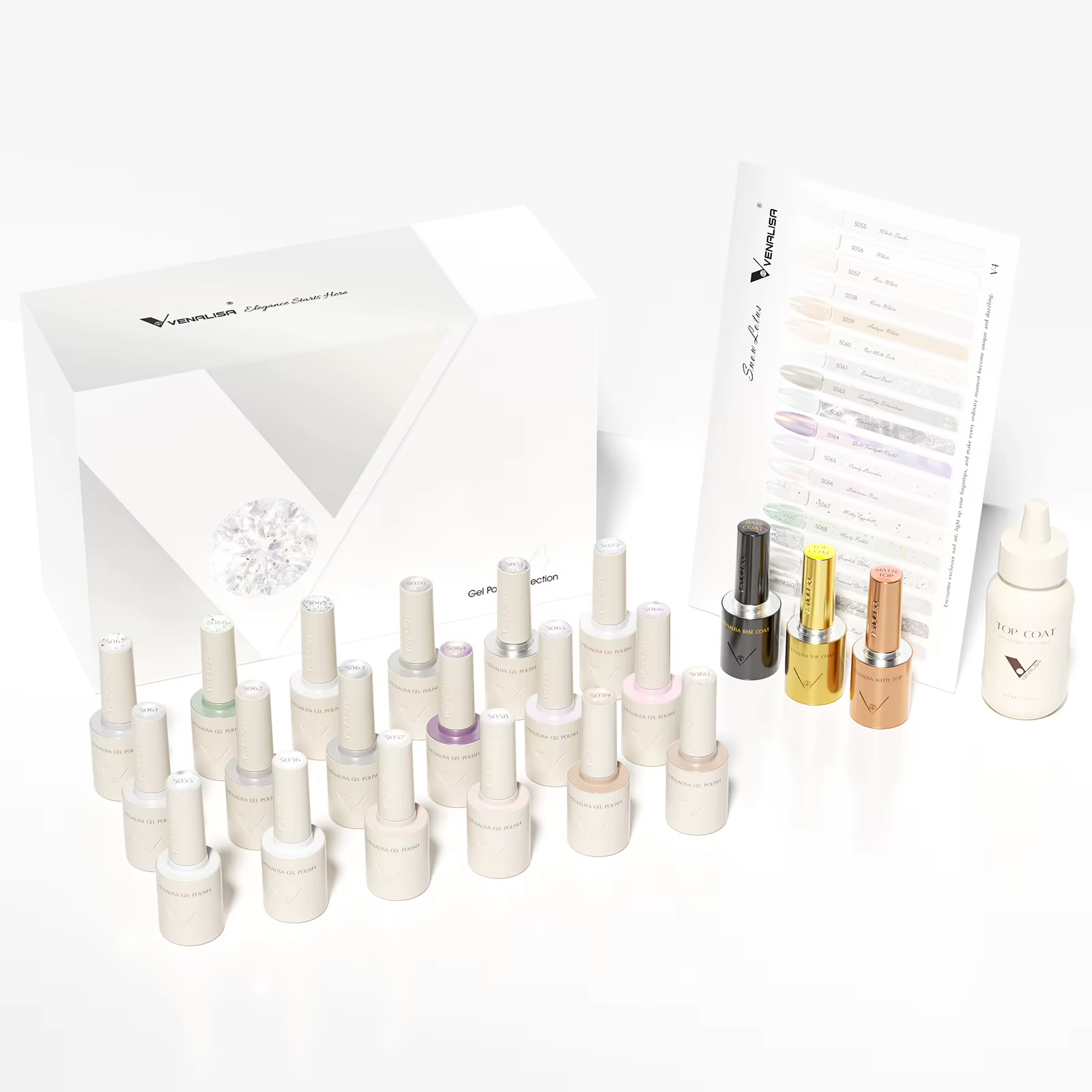 VENALISA VIP Kit 10ml vernis à ongles HEMA TPO gratuit belles couleurs Gel Pigment professionnel Nail Art