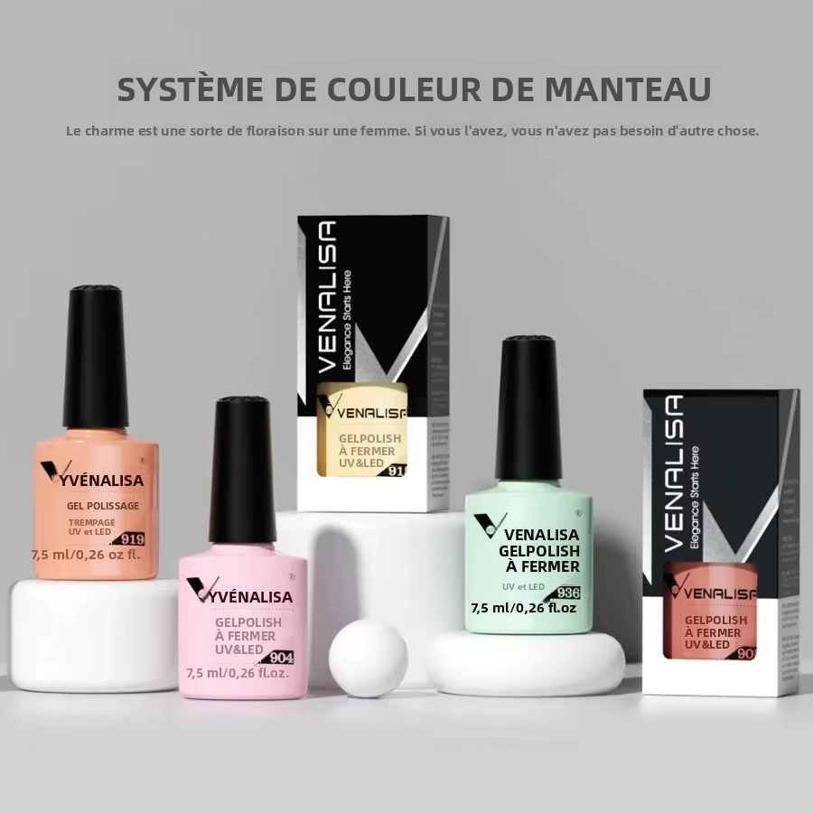 Venalisa 7.5ml mode brillant tremper UV Gel vernis à ongles cosmétiques Nail Art manucure