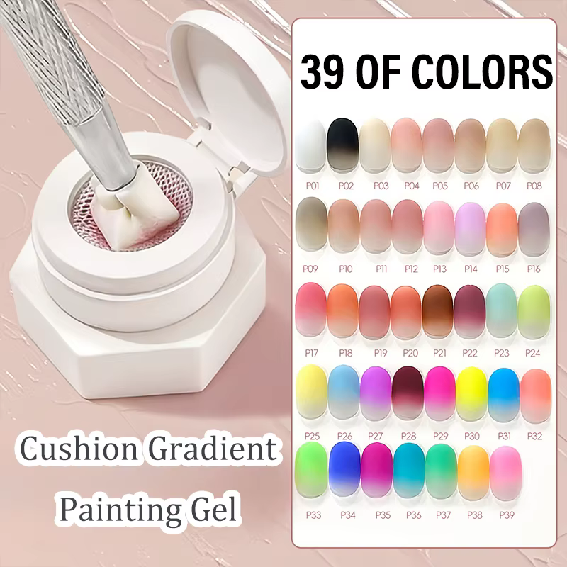 Gel de tapotement à coussin d'air pour ongles