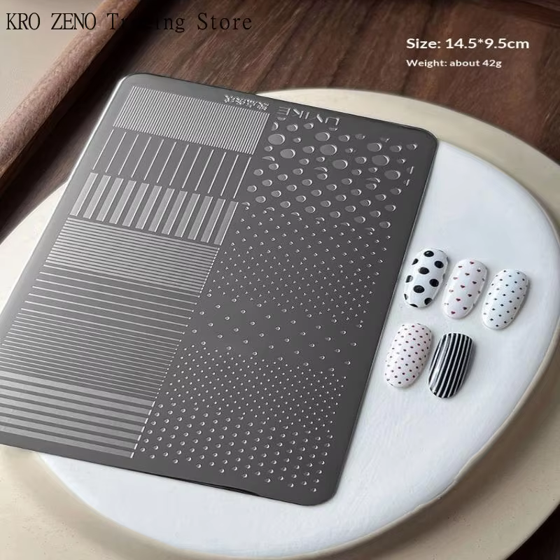 Plaques de stamping pour ongles en acier inoxydable