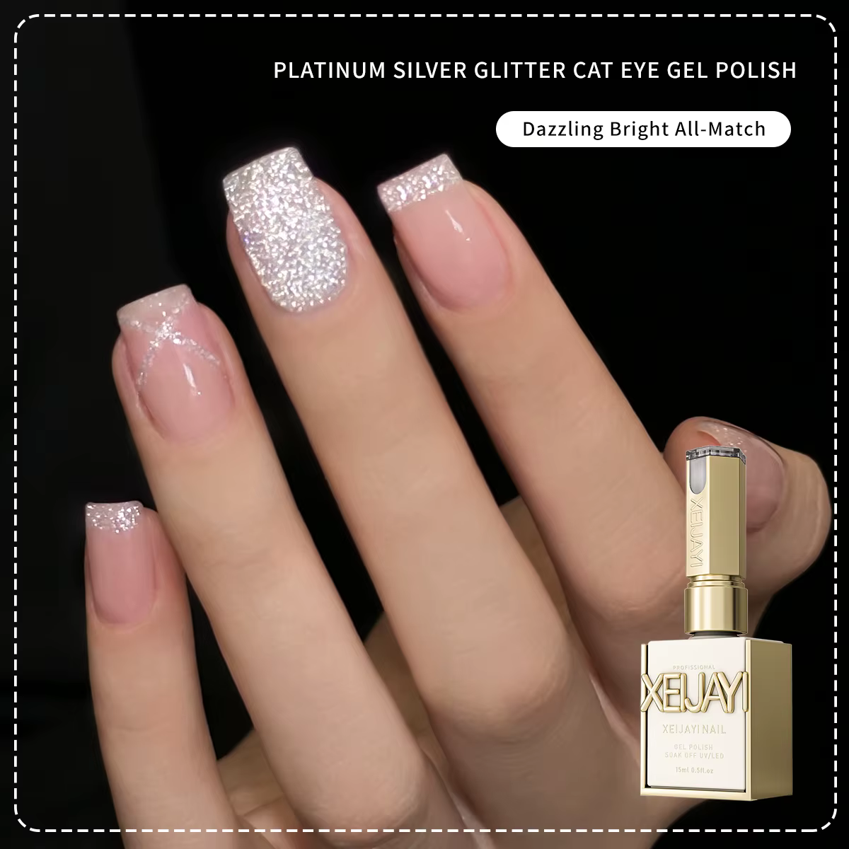 XEIJAYI 15ML Vernis à ongles gel effet œil de chat