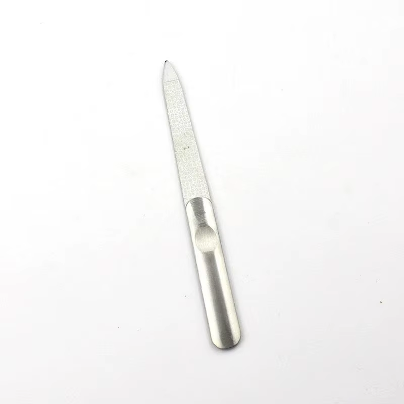 Lime à ongles en acier inoxydable pour pédicure