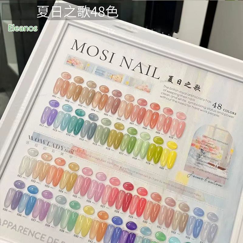 Eleanos 48 couleurs 15 ML ensemble de Gel pour ongles d'été pour Salon de manucure Gel ultraviolet vernis Gel végétal