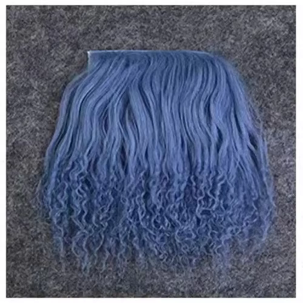Faux cheveux BJD rangée de cheveux Bjd poupées cheveux synthèse brute BJD trames de cheveux perruque à la main crochet trames de cheveux BJD bricolage cheveux poupées accessoires