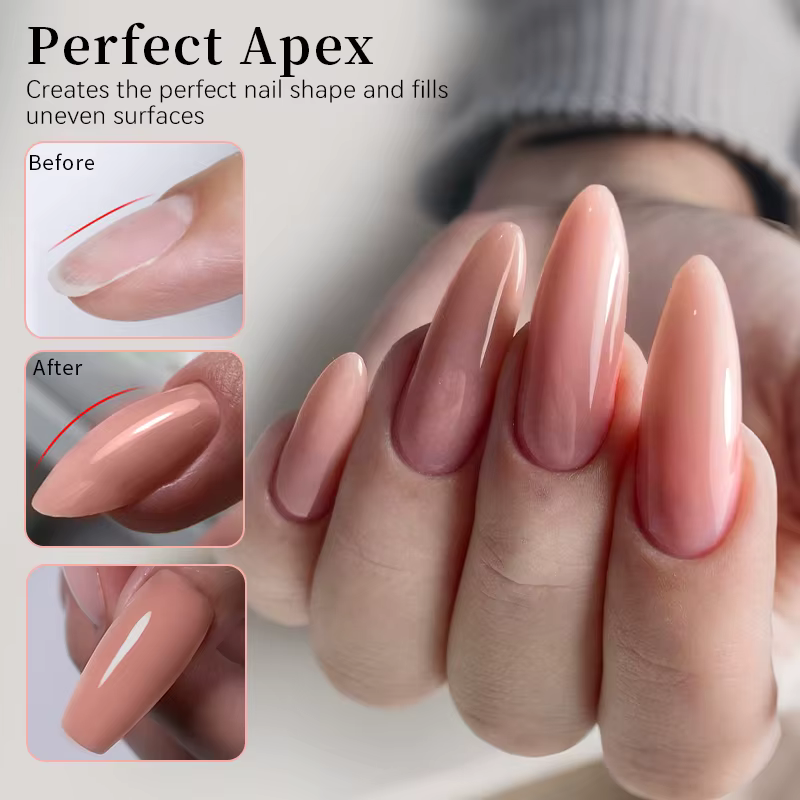UR SUGAR 150g Gel d'extension d'ongles en acrylique, formule UV durcissable, pour manucure rapide, construction et auto-nivellement des ongles