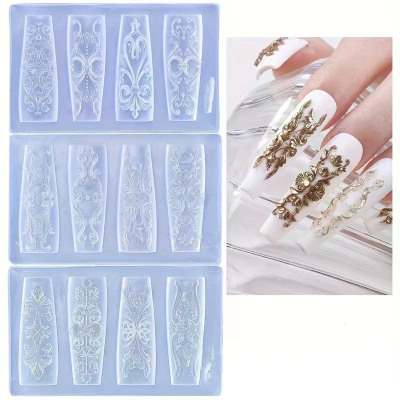 Moule à ongles en Silicone