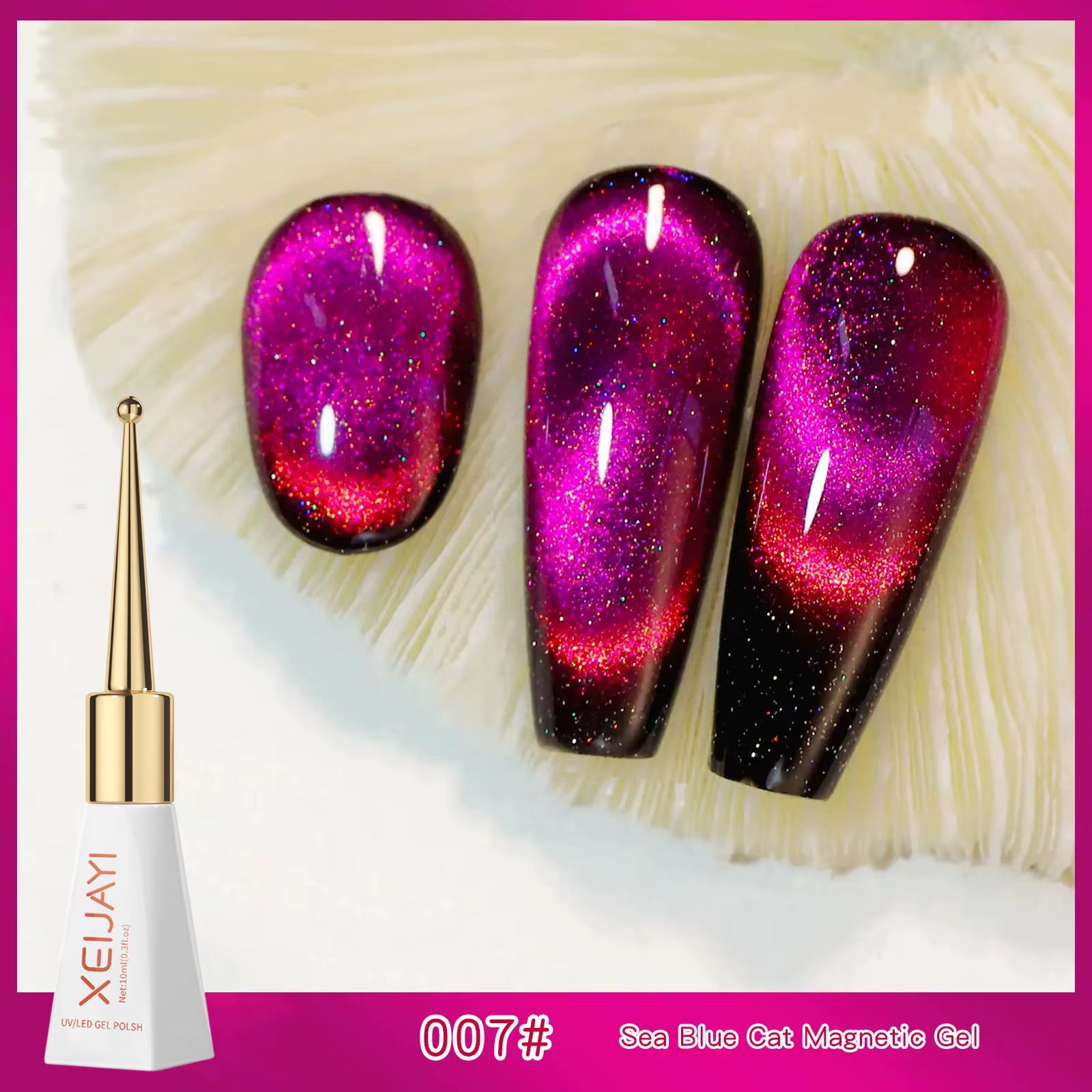 XEIJAYI – vernis à ongles Gel avec pierres précieuses œil de chat