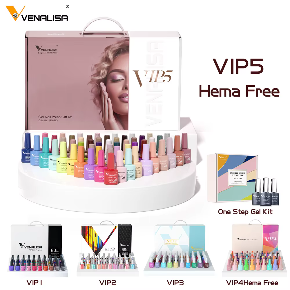 VENALCrawVIP5-Kit de Verhéritage à Ongles Gel Professionnel