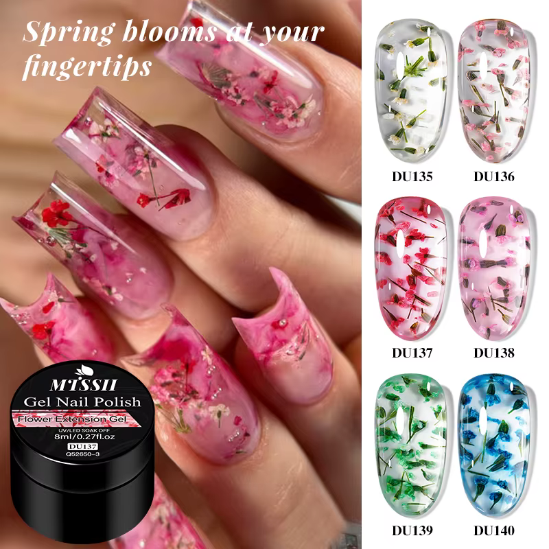 Gel UV durcissant rapide pour extension d'ongles