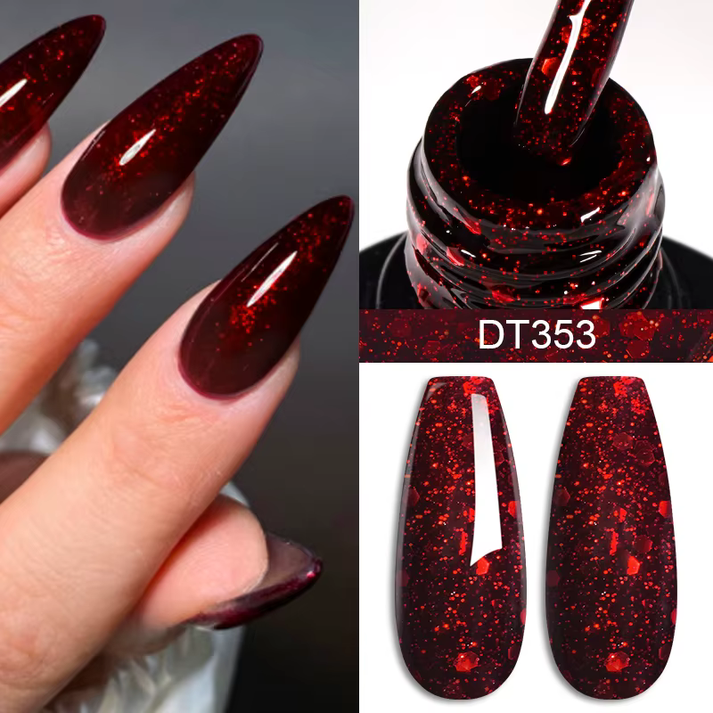 Vernis à ongles pourpre bordeaux