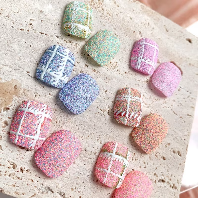 Poudre pour Nail Art en tissu de laine