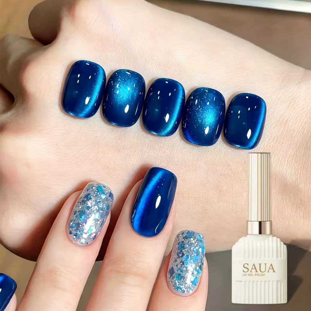 Nouveau Gel Oeil de Chat Bleu Marine