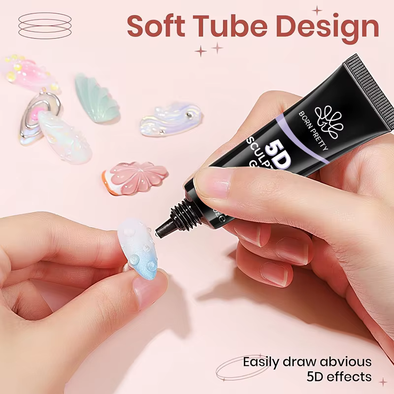 Gel de sculpture 5D BORN PRETTY pour nail art