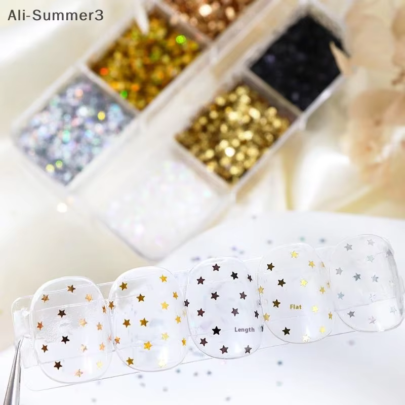 Mini étoile scintillante pour ongles