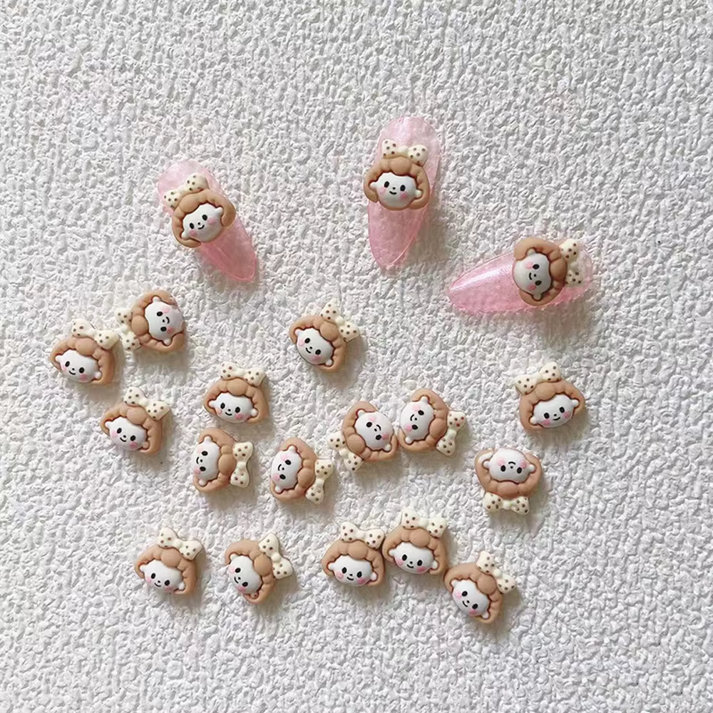 Breloques 3D en forme de lapin pour Nail Art