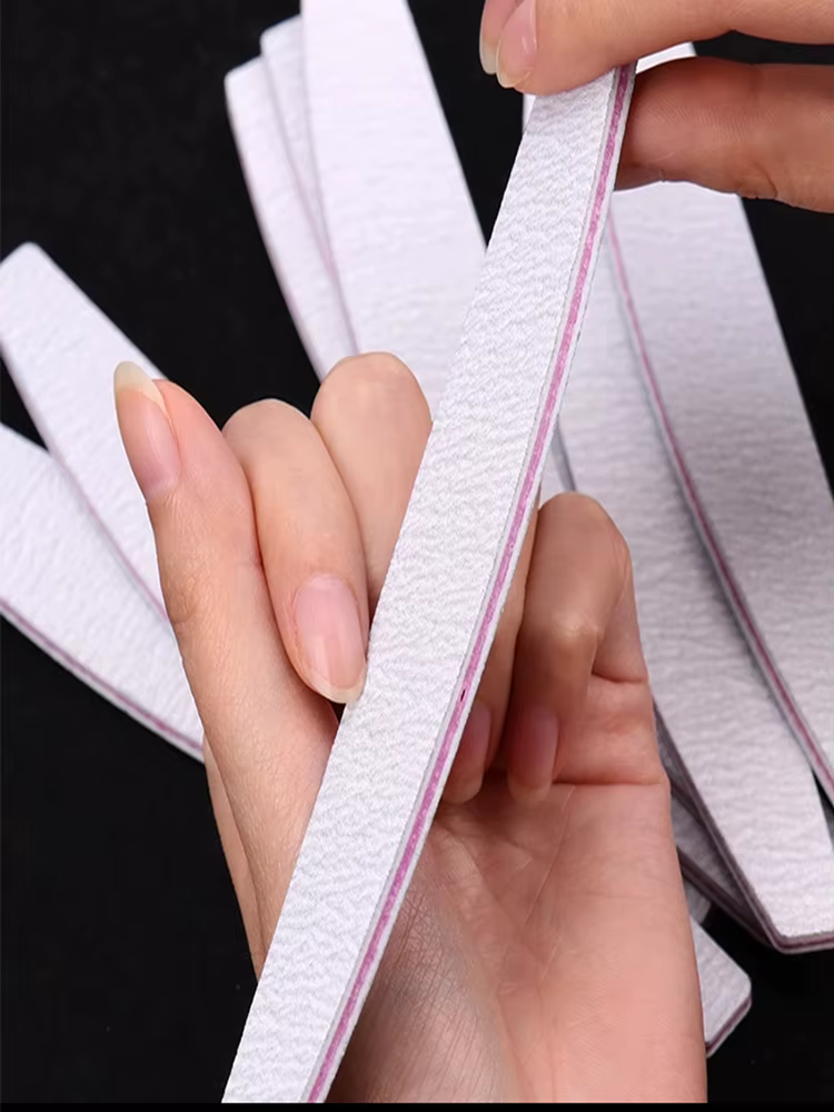 Lot de 5 limes à ongles professionnelles pour ongles naturels