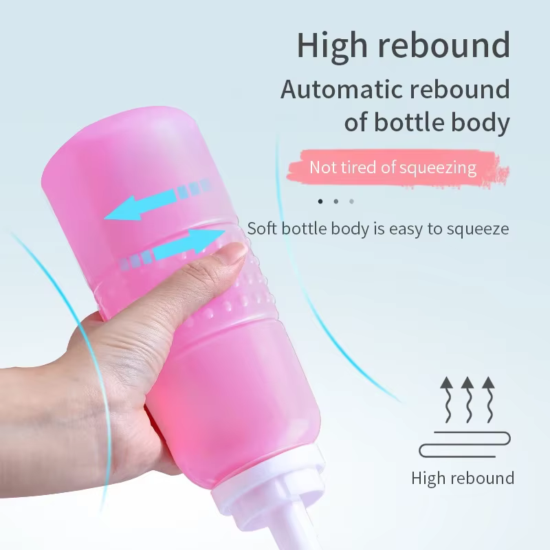 Baby Showers Mamma Peri Bouteille pour les essentiels post-partum Soins féminins MomWasher pour la récupération périnéale Nettoyage après la naissance 500ML