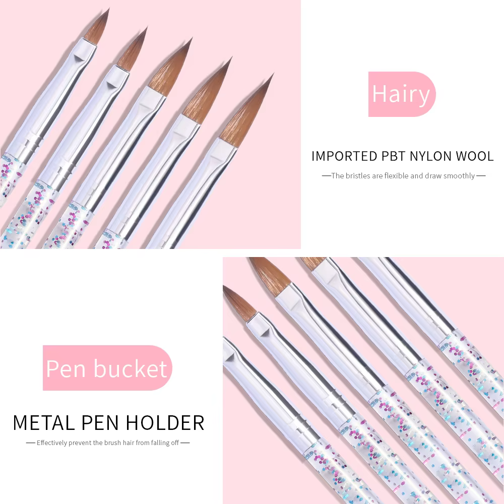 Pinceaux à ongles professionnels