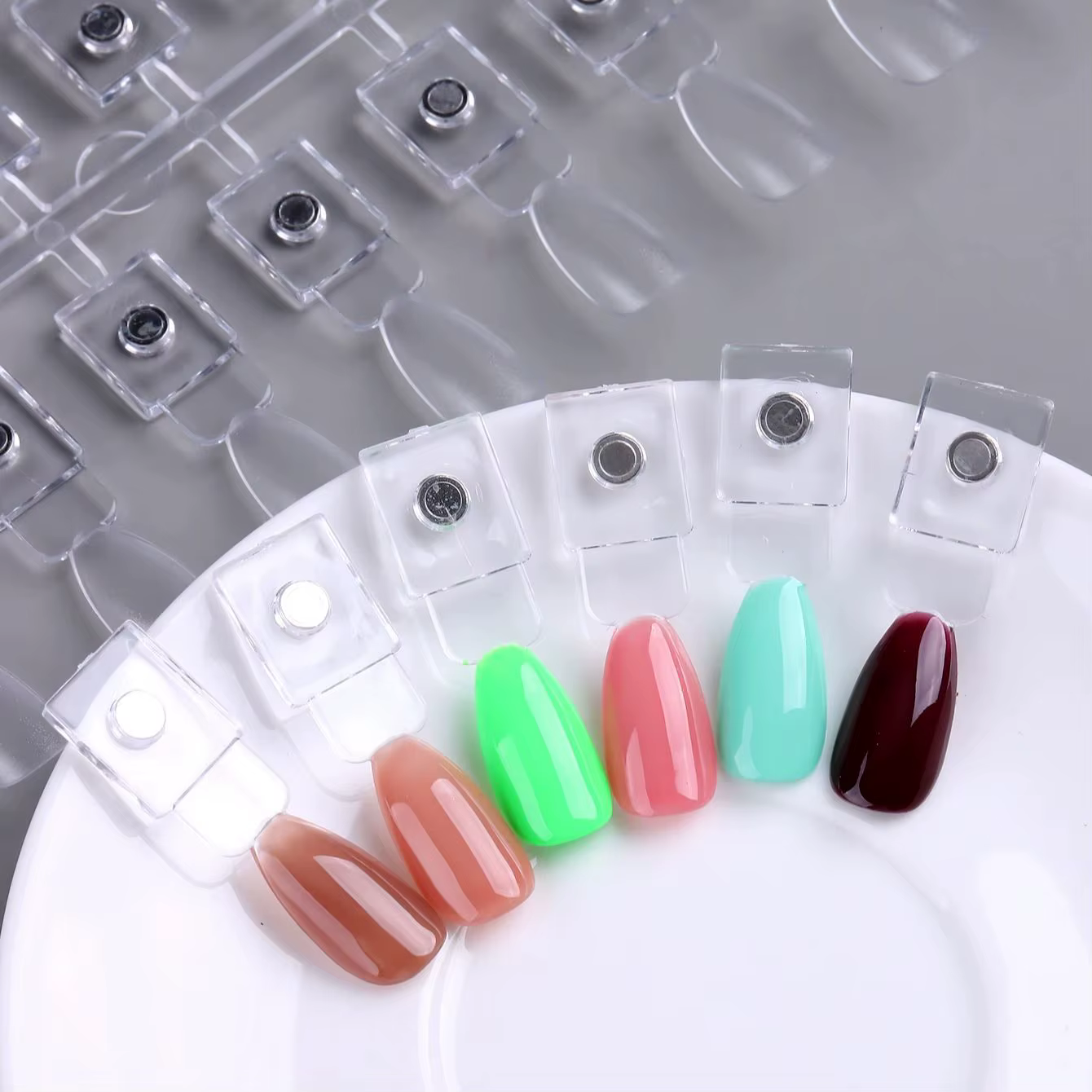 Affichage des couleurs des ongles