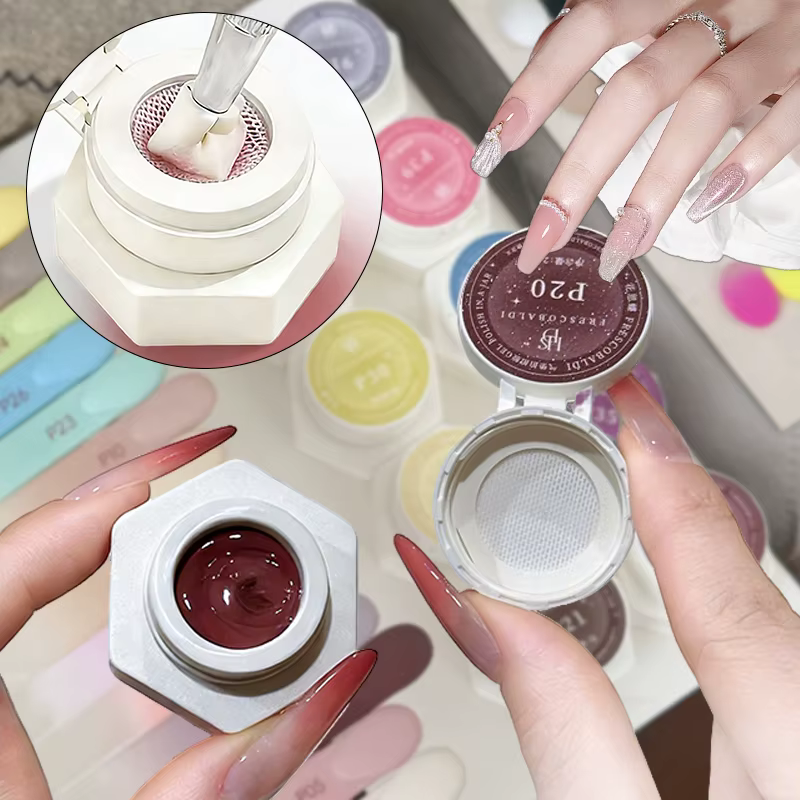 Gel de tapotement à coussin d'air pour ongles