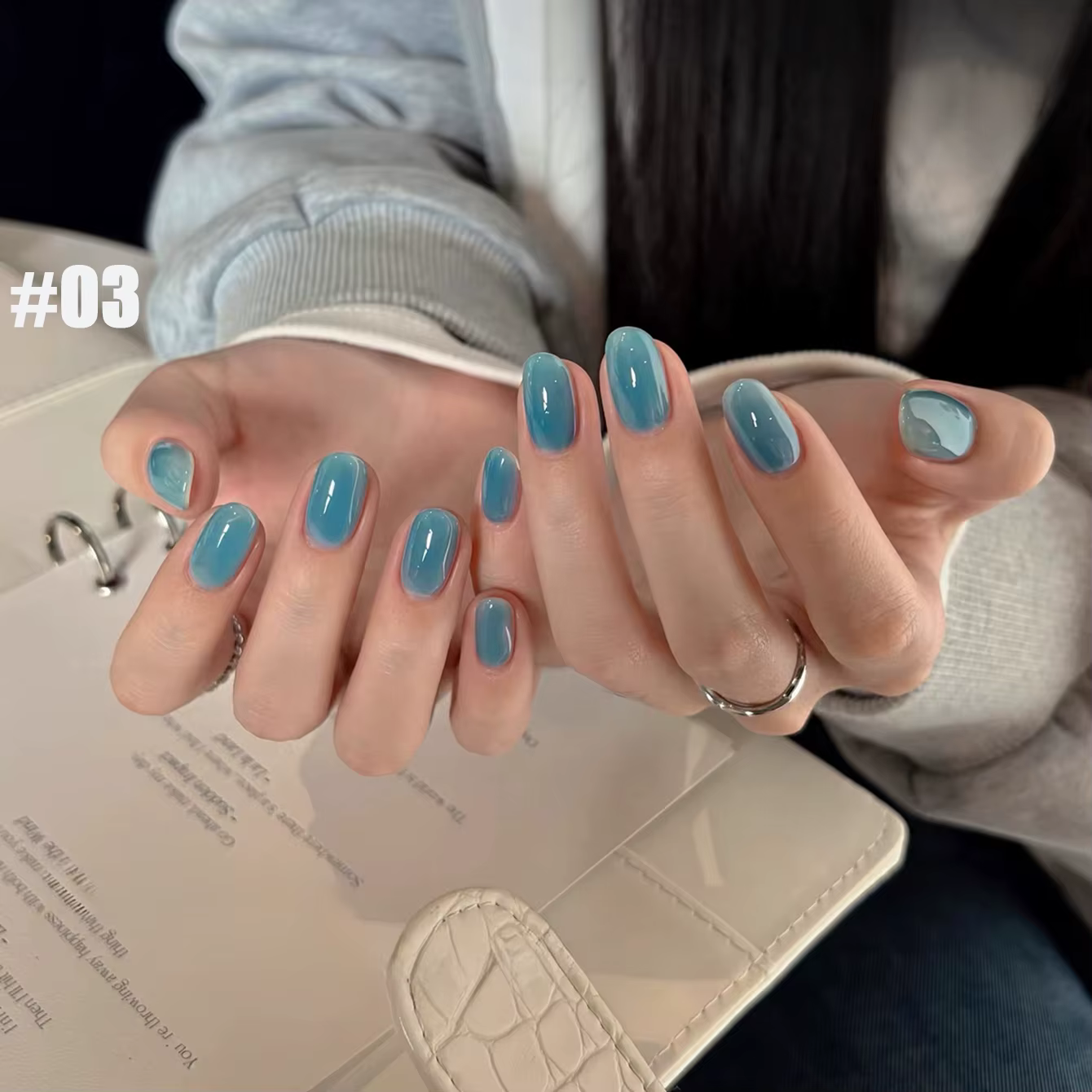 MN 2026 Nouvelle Série Aquamarine Vernis à Ongles Gel