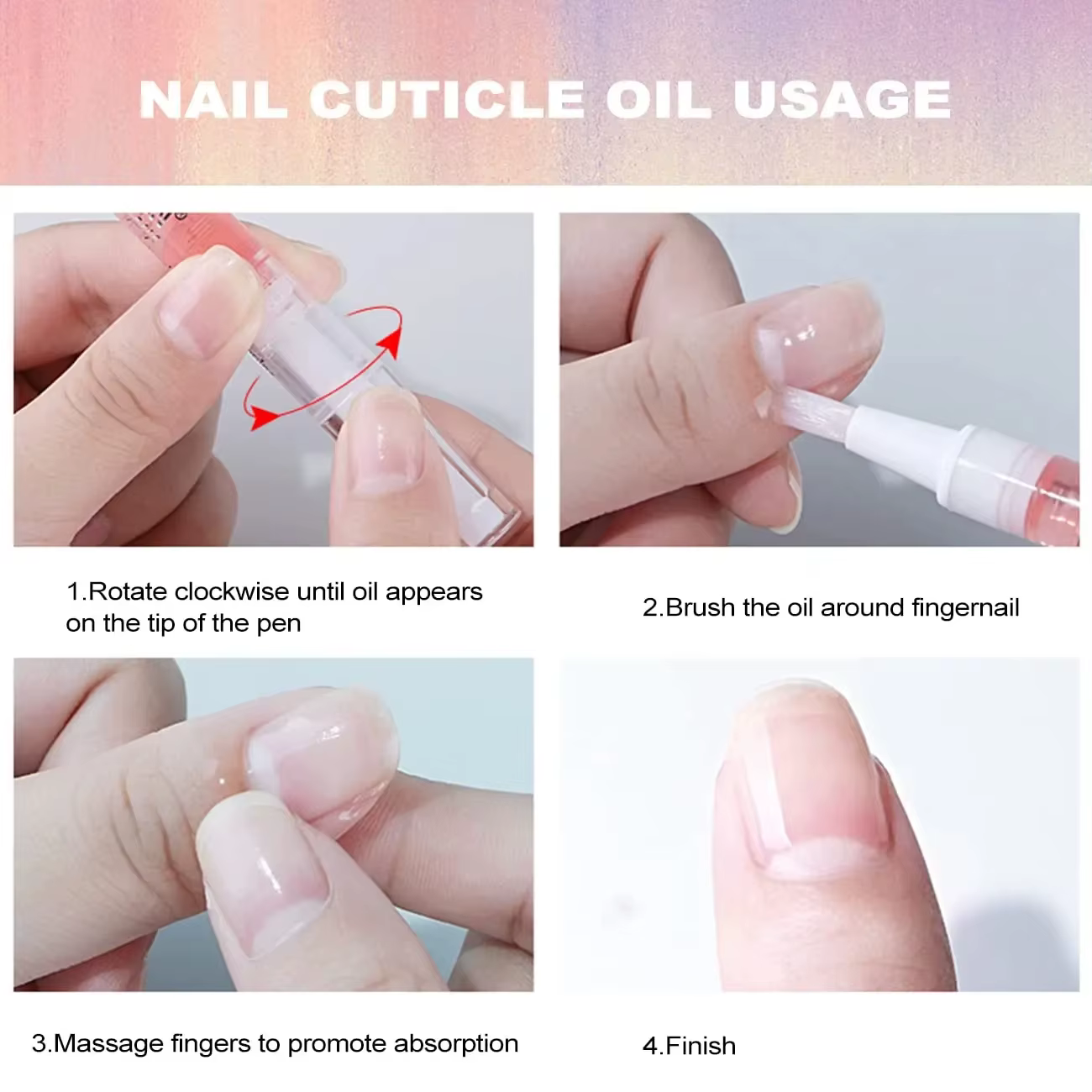 Stylo à huile pour la Nutrition des ongles