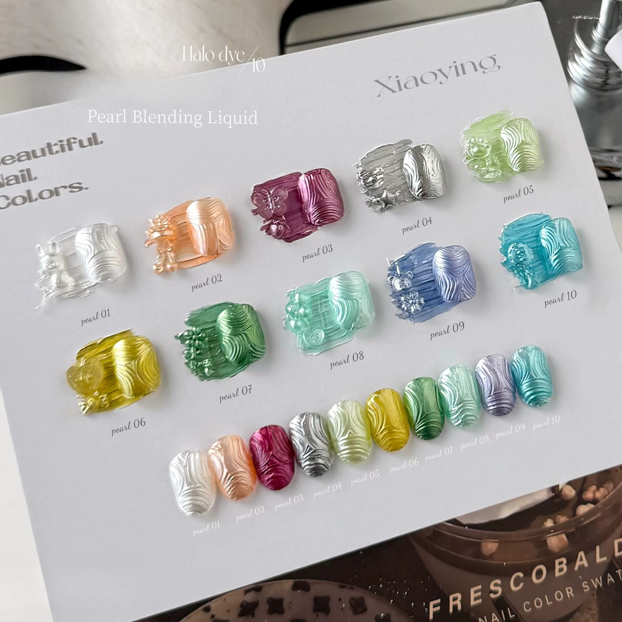 Vernis à ongles gel effet fleurs d'été