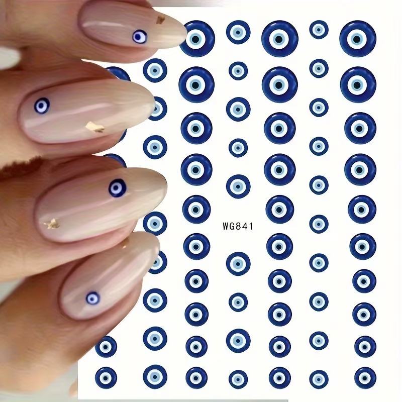 Autocollants pour ongles Evil Eye