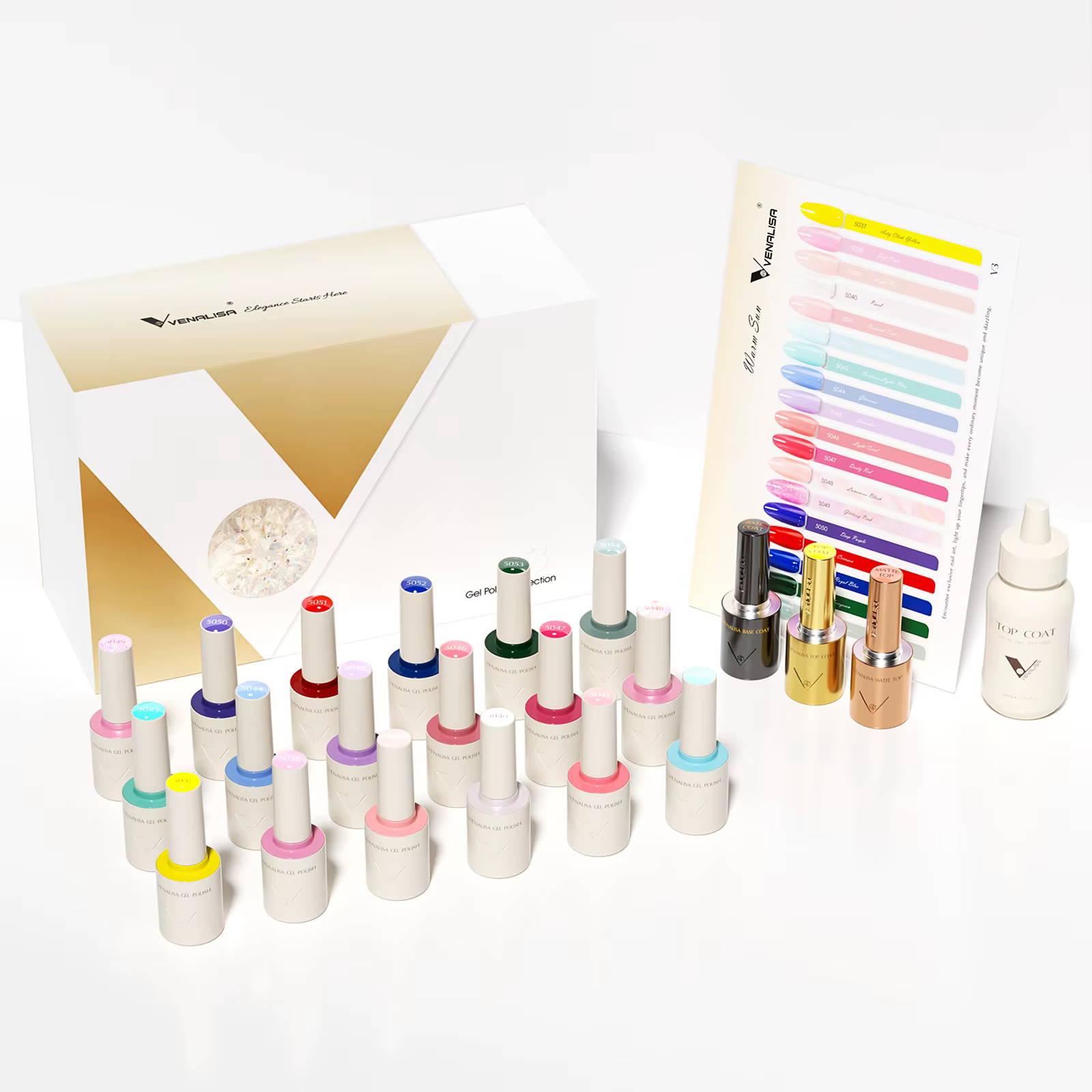 VENALISA VIP Kit 10ml vernis à ongles HEMA TPO gratuit belles couleurs Gel Pigment professionnel Nail Art
