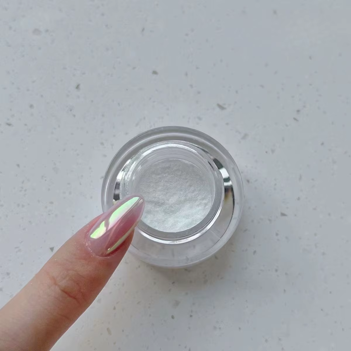 Aurora Pearl White N64.Glitter Dust