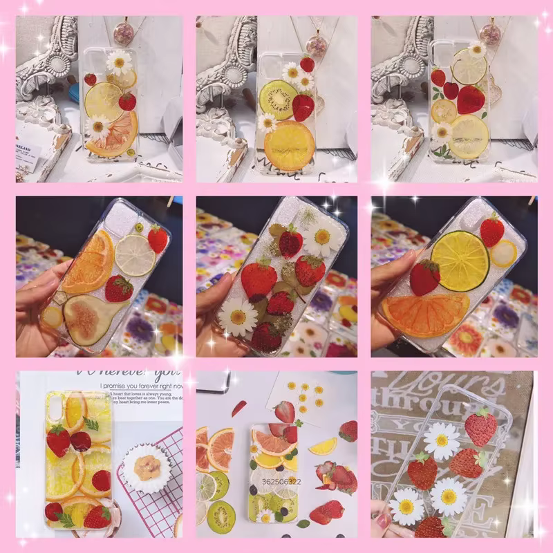 PMurcia séché fruits légumes tranche plante herbier, pour bijoux carte postale carte d'invitation coque de téléphone signet bougie signet bricolage