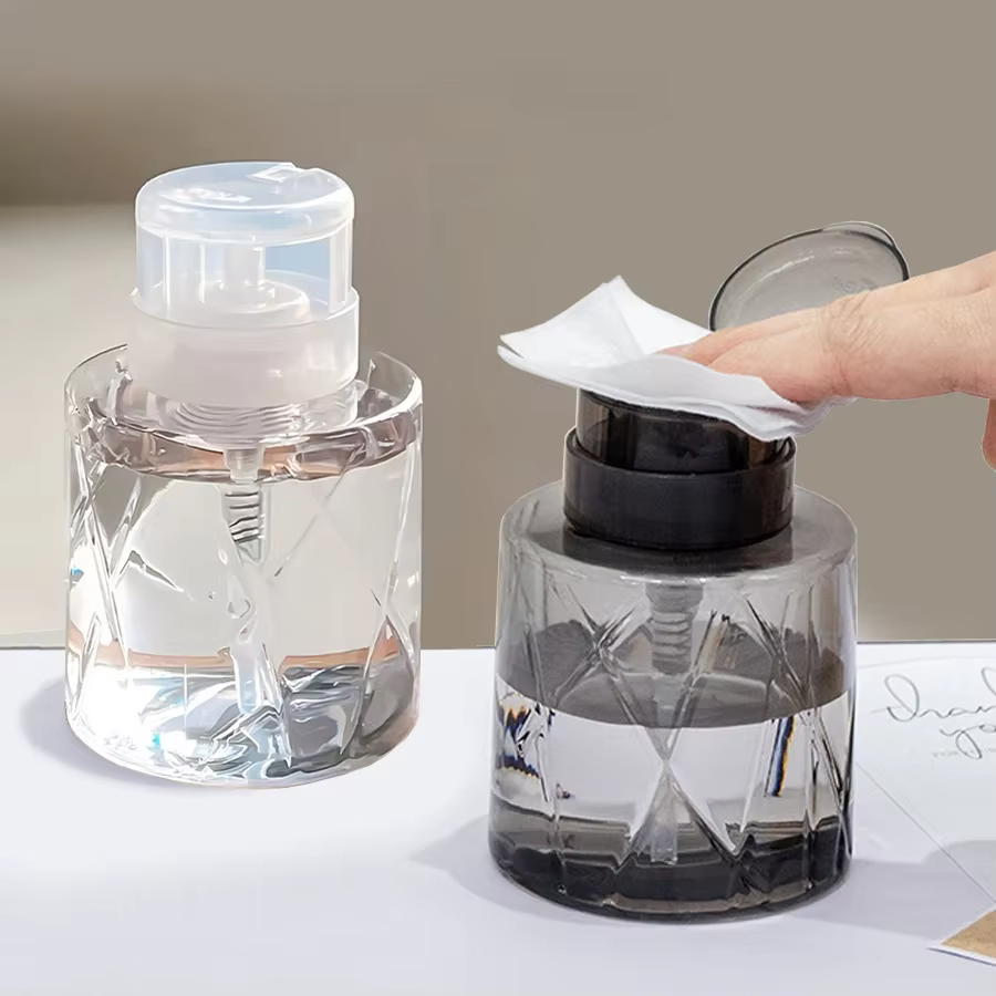 Distributeur de pompe vide verrouillable rechargeable
