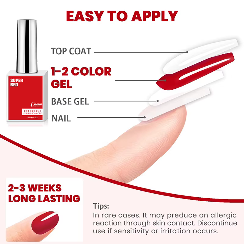 Vernis à ongles Gel classique de 15ml