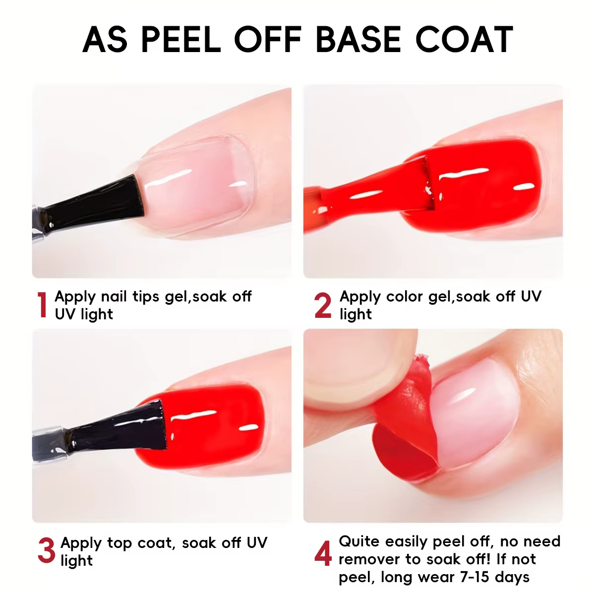 XEIJAYI 15 ml Vernis Gel UV LED Soak Off – Gel Doux et Sans Dommage