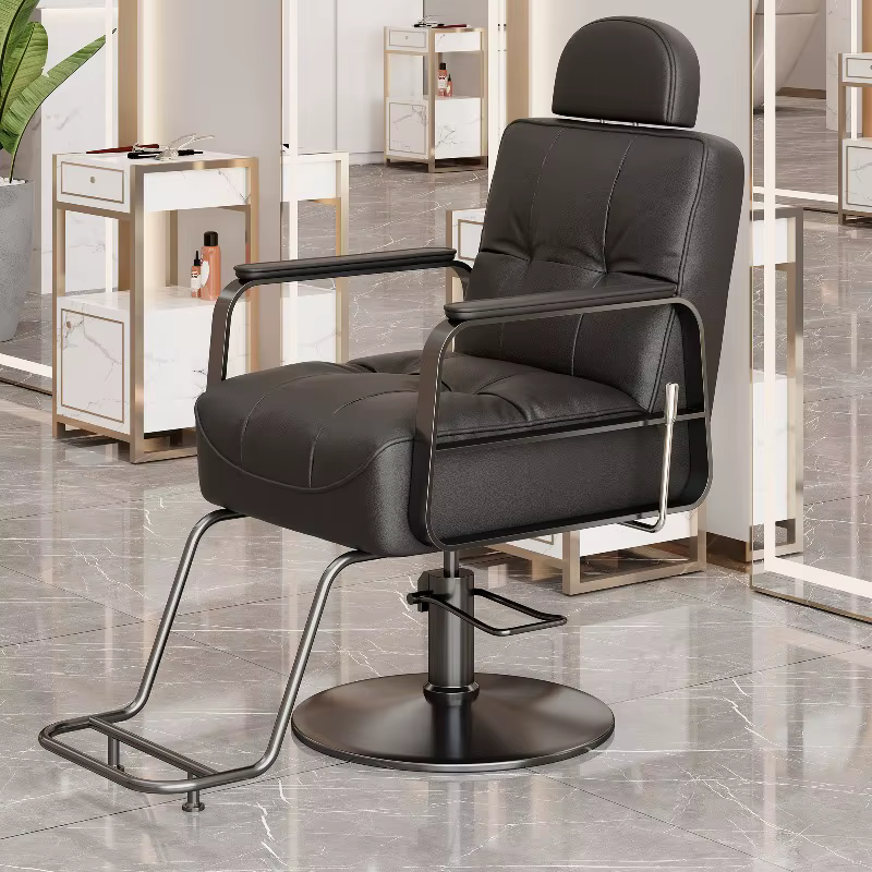Fauteuil de Salon Moderne Tendance, Chaise de Salon de Beauté de Luxe Nordique, Fauteuil Vintage Élégant pour Manucure et Coiffure