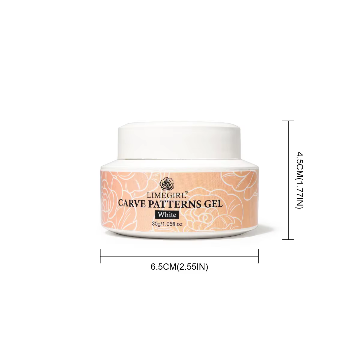 LIMEGIRL 30g Gel Solide Antiadhésif à Motifs Sculptés à la Main avec Stylo de Sculpture pour Modélisation 3D