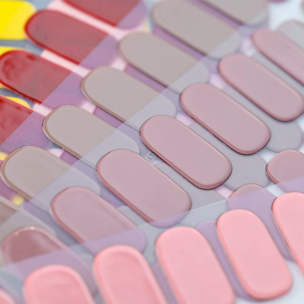Bandes autocollantes pour ongles en Gel semi-durci UV