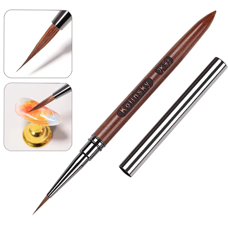 Pinceau de peinture pour nail art Kolinsky