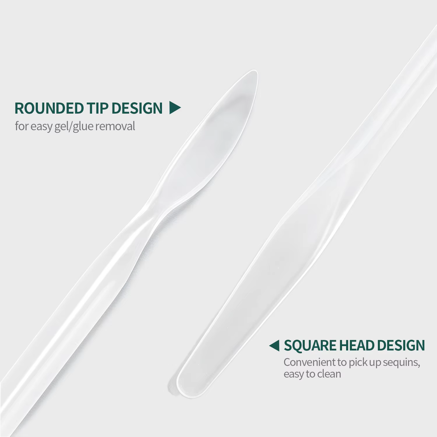 Bâtonnet mélangeur à double tête Nailpop pour gel à ongles liquide