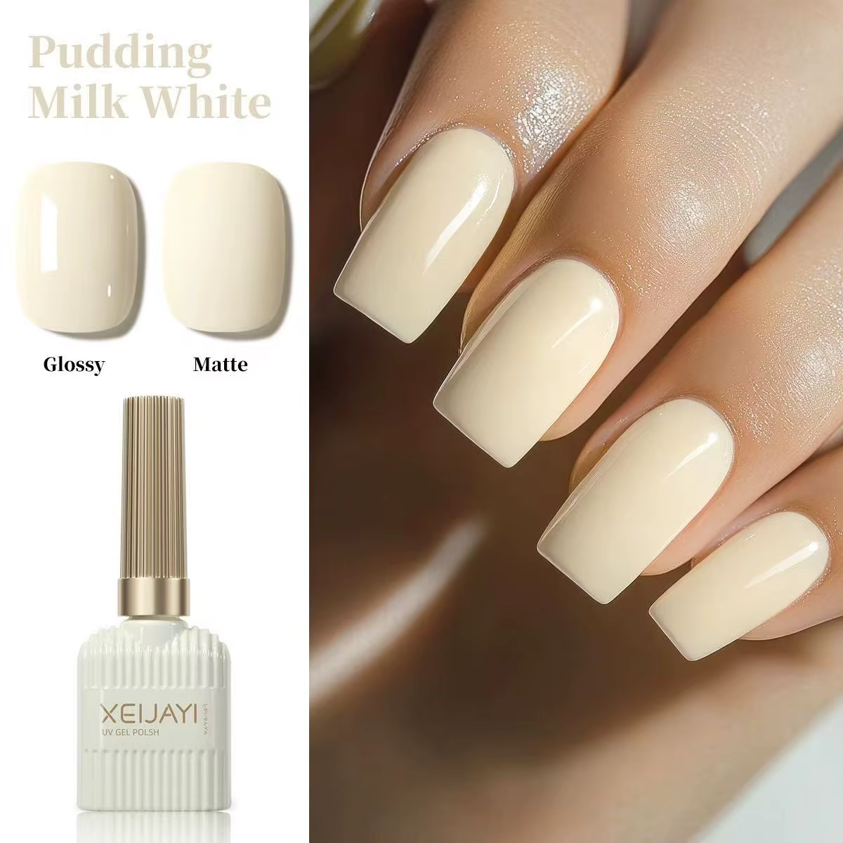Ensemble de vernis à ongles Gel 15ml printemps et été lait blanc menthe vert