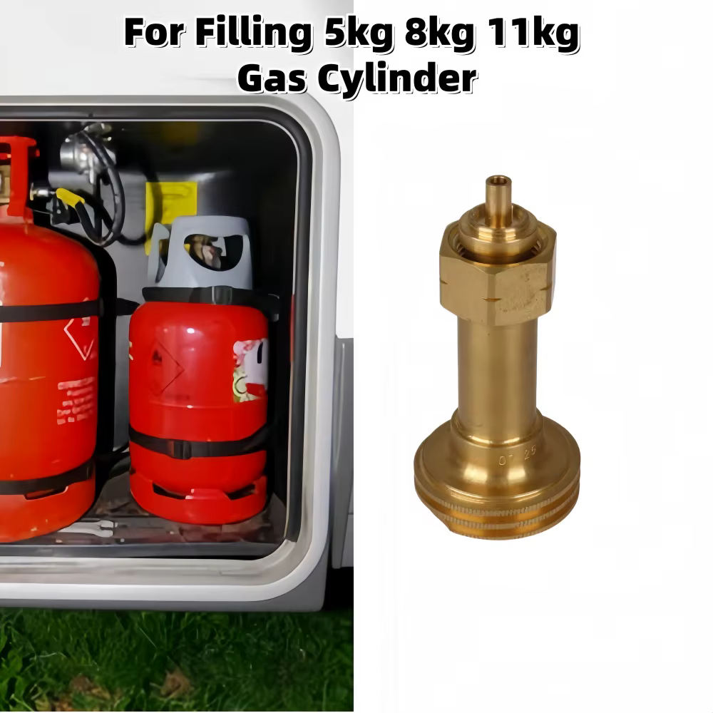 Adaptateur de réservoir GPL Acme pour camping-car, caravane, barbecue, pièces pour le remplissage de bouteilles de gaz GPL de 5 kg, 8 kg, 11 kg