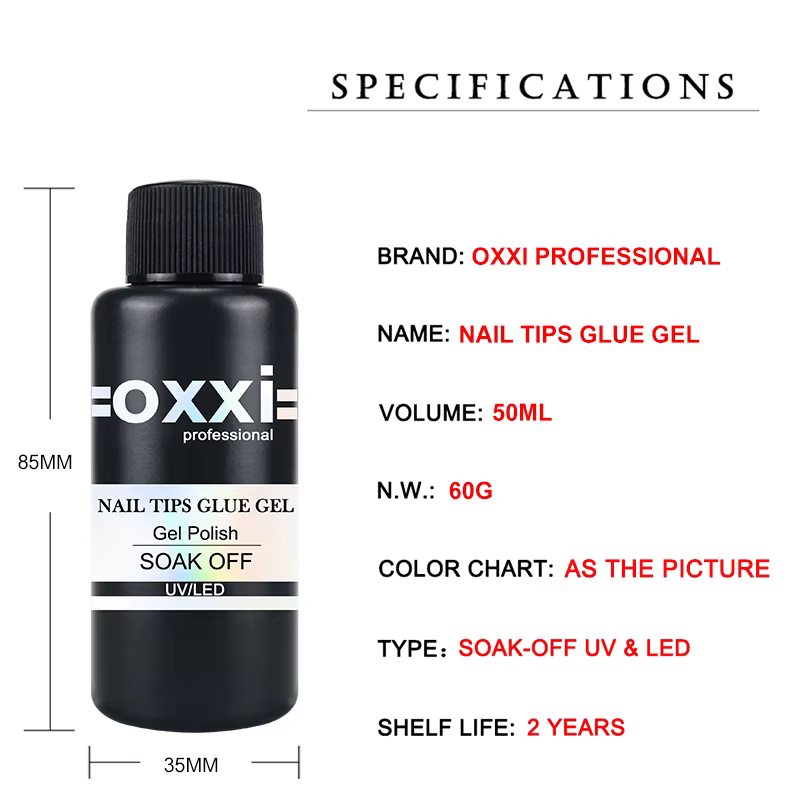OXXI – Gel de colle Extra forte pour ongles