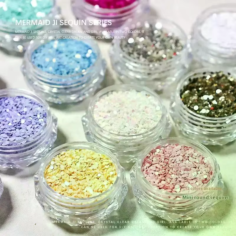 Mini paillettes scintillantes pour ongles