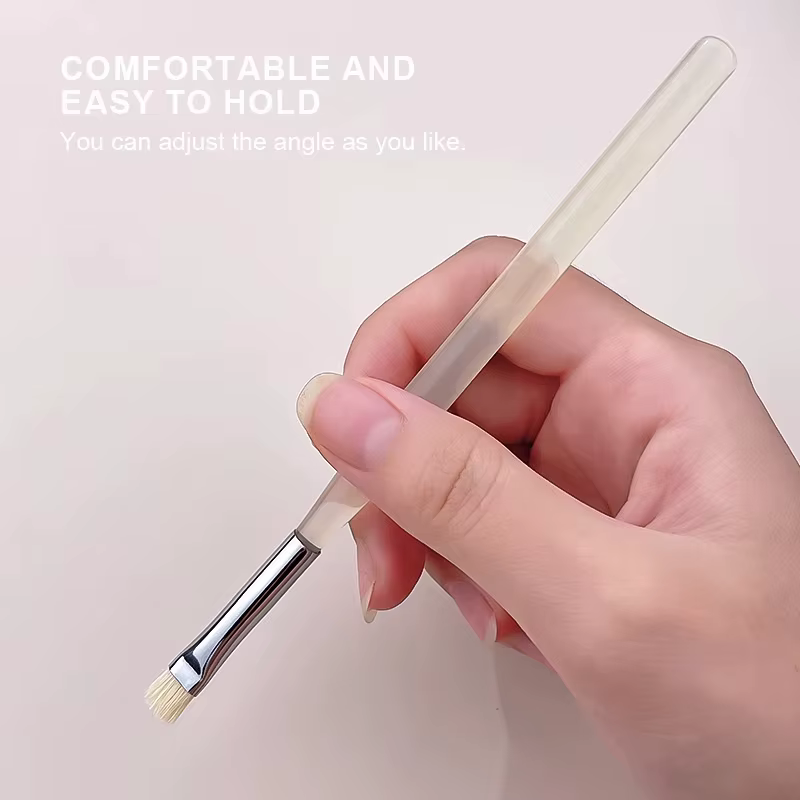 Kaniu 1/2 pièces brosse à poils durs pour Nail Art débutant pinceau de modélisation Gel peinture stylo à rayures pour