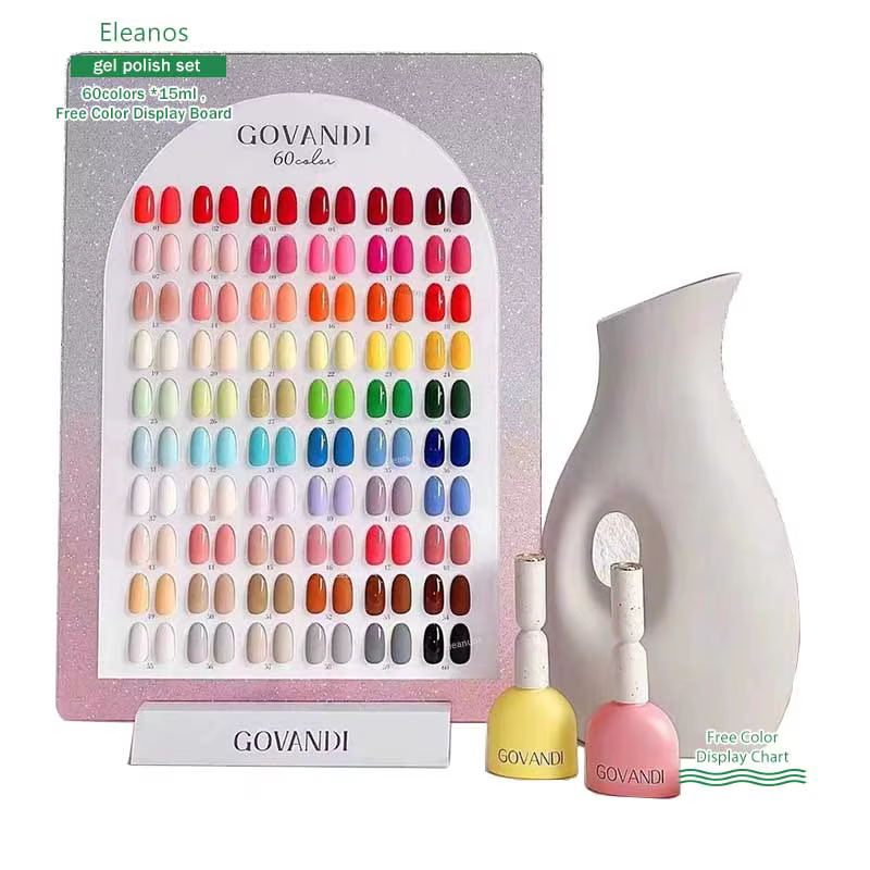 Govandi – Lot de 60 vernis gel macaron style coréen
