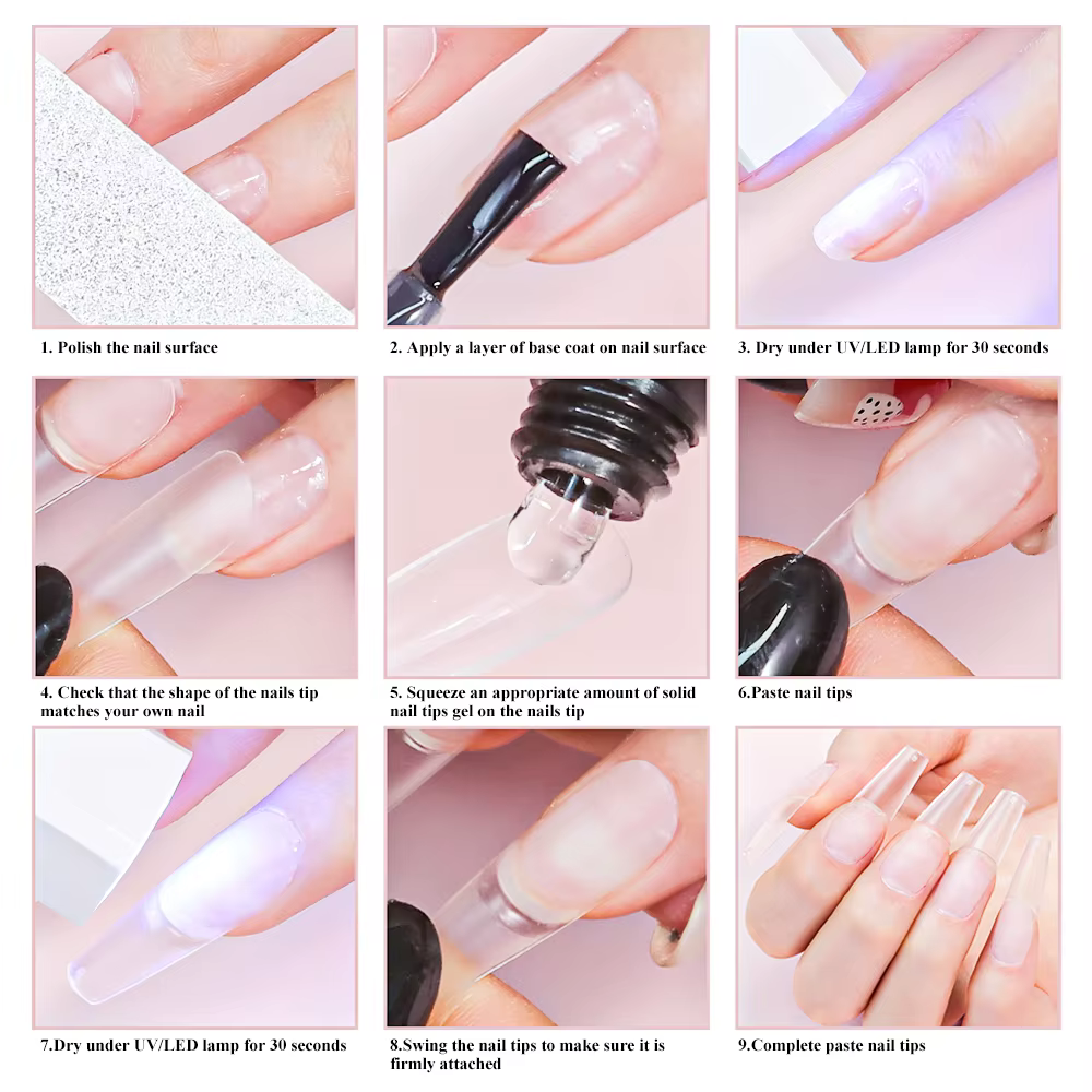LIMEGIRL 20 ml/30 ml forte ongles conseils colle Gel UV